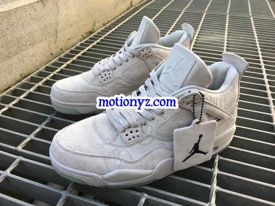 Kaws x Air Jordan 4 Creamy White